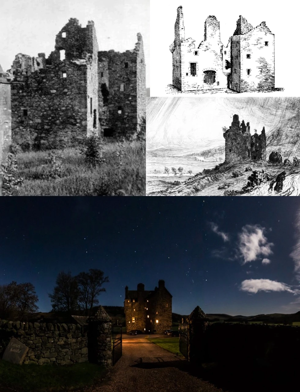 Forter Castle History - Luxury Scottish Private Castle To Rent