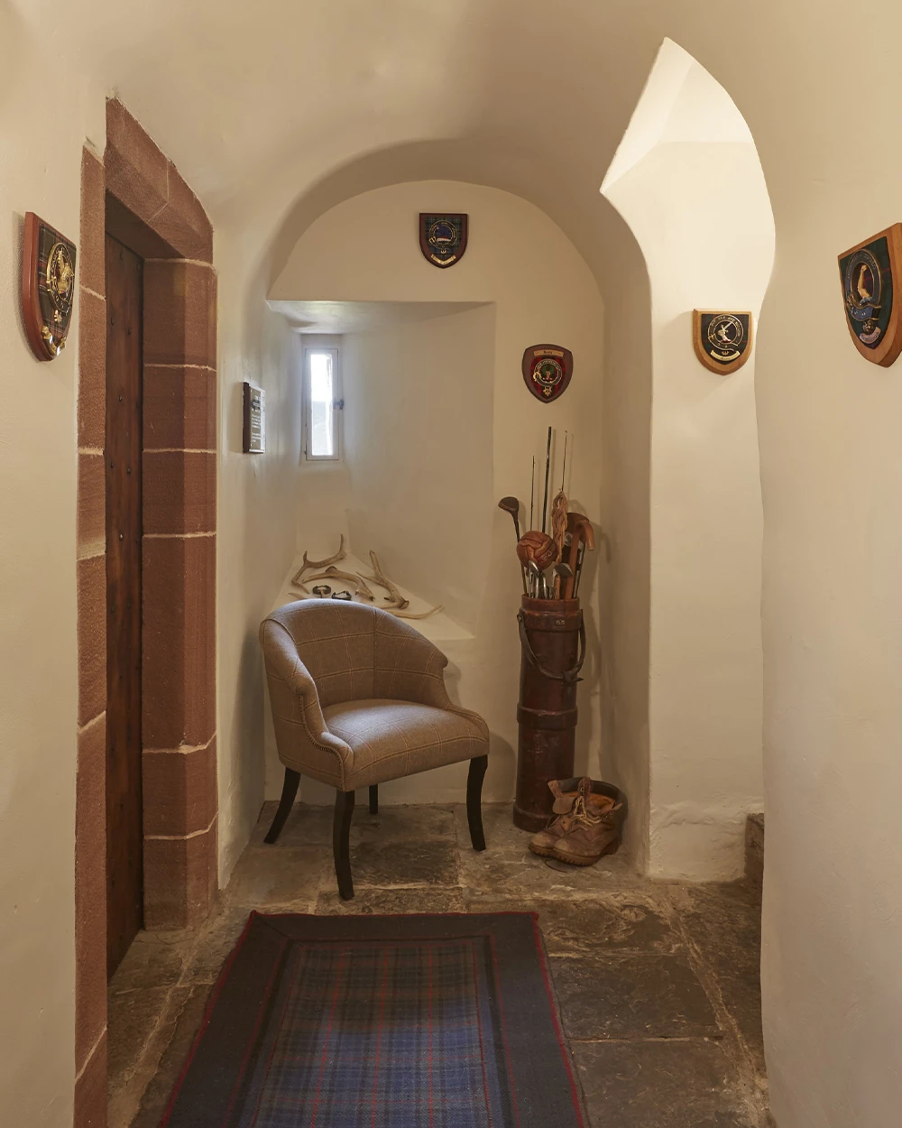 Hallways in Forter Castle