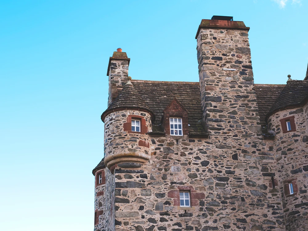 Luxury renovated castle in Scotland - Forter Castle from Katharine Pooley Escapes